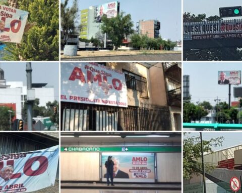 Propaganda in favor of AMLO and the revocation covers CDMX days after the consultation