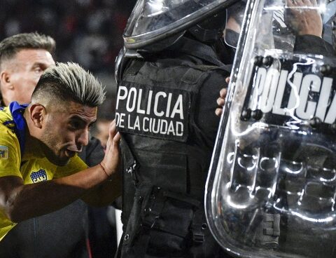 River fans attacked Boca players after the match