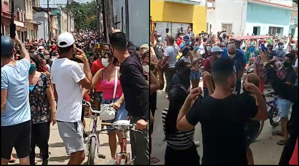 Sentences of 3 to 10 years for 17 11J protesters in San Antonio de los Baños