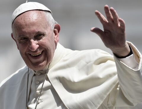 Social networks were filled with greetings to Pope Francis