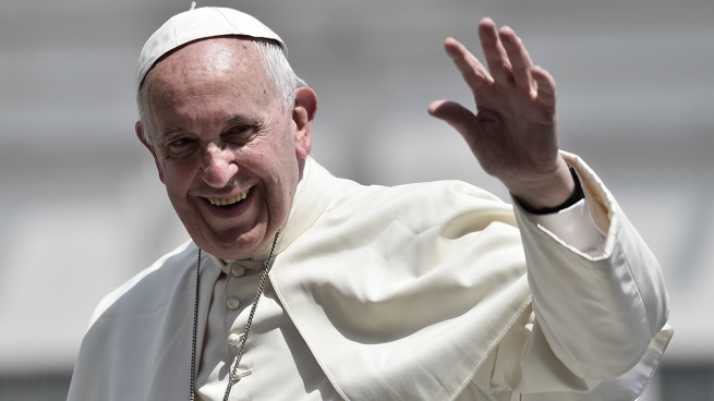 Social networks were filled with greetings to Pope Francis