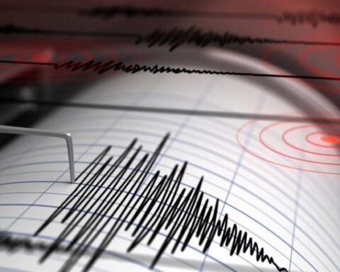 Strong tremor was recorded in Colombia on Monday afternoon