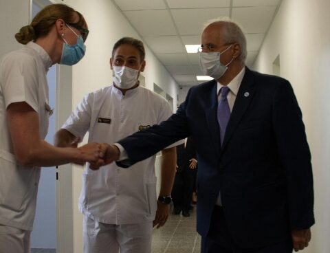 Taiana inaugurated a new building at the Central Military Hospital