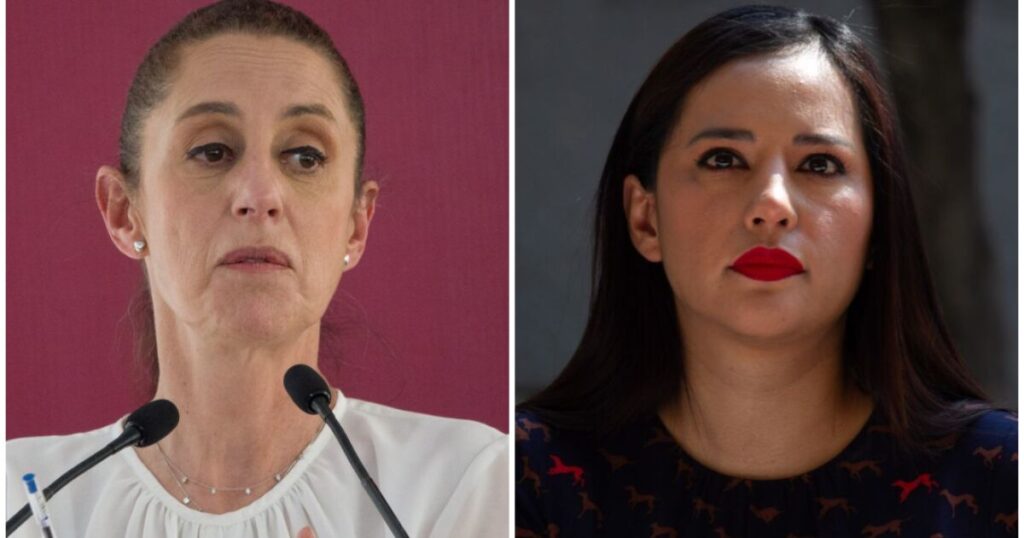 Tension rises in CDMX: the confrontation between Claudia Sheinbaum and Sandra Cuevas