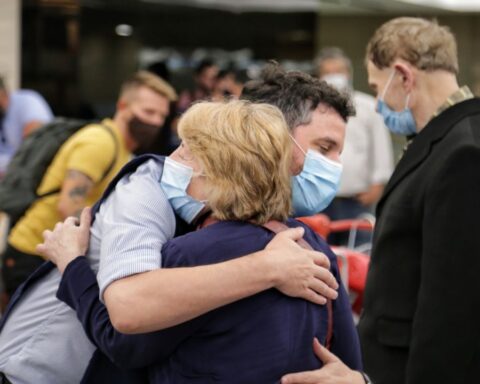 The first contingent of Argentines who managed to escape from Ukraine arrived