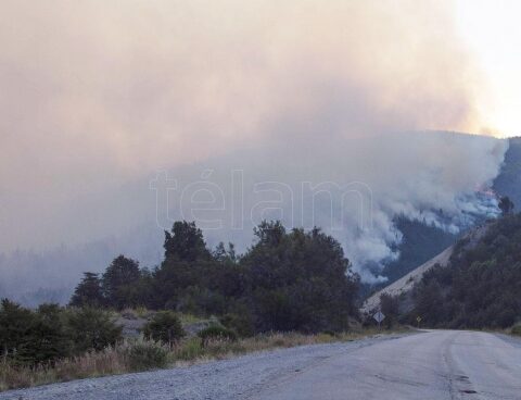 The focus of the forest fire in Bariloche remains active