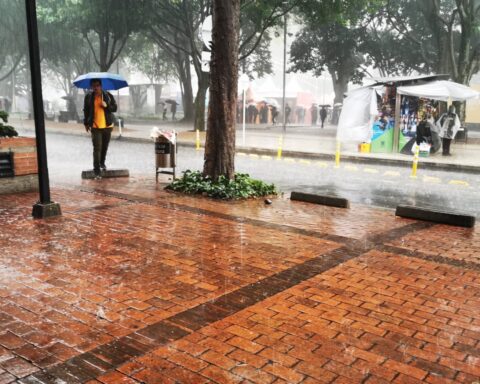 The havoc left by the heavy downpour that fell in Bogotá