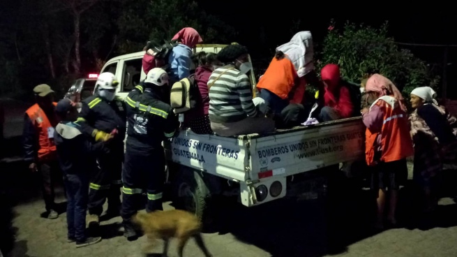 There are already 500 evacuees due to the eruption of the Fuego volcano in Guatemala