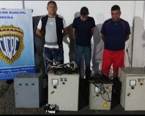 They arrested three Colombians for sabotaging Corpoelec