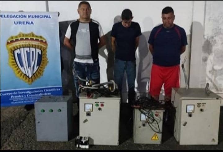 They arrested three Colombians for sabotaging Corpoelec