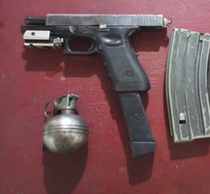 They seized two rifle grenades from El Pipo gang