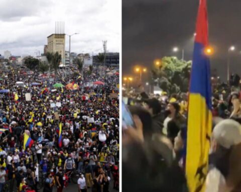 Los Héroes en Bogotá -paro en Colombia