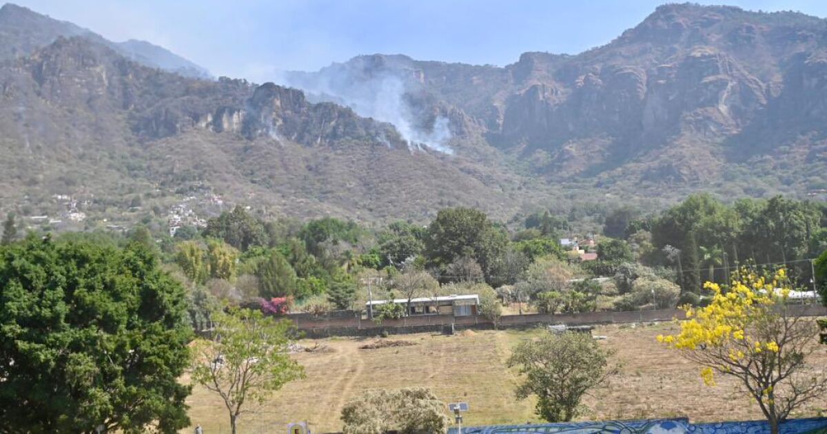 This is what is known about the fire on the Tepozteco hill