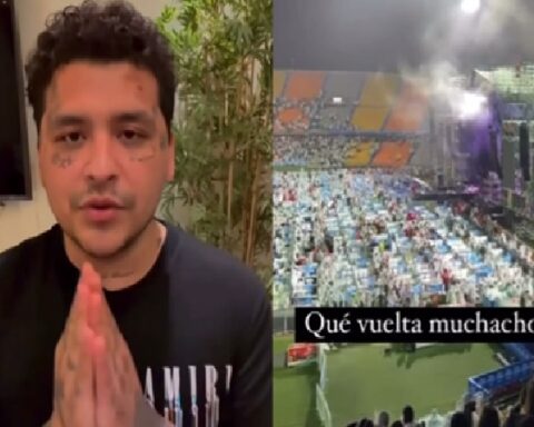 “We stayed because of that man”: Christian Nodal did not arrive at the concert in Medellín and they did not notify people