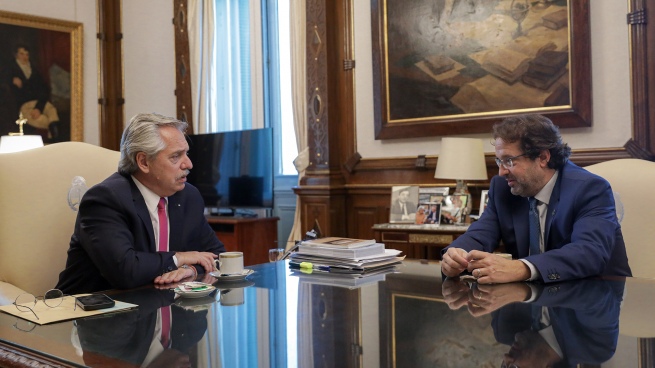 With a view to the 2022 Census, Fernández met with the director of the Indec, Marco Lavagna