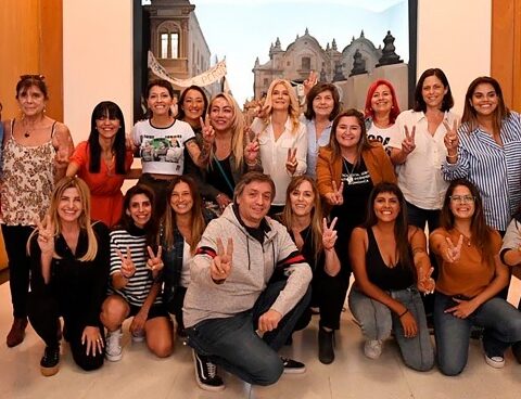 With the presence of Máximo Kirchner, the Women's Branch of the Buenos Aires PJ met