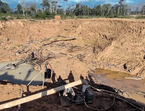 12 women died after a landslide in an illegal gold mine