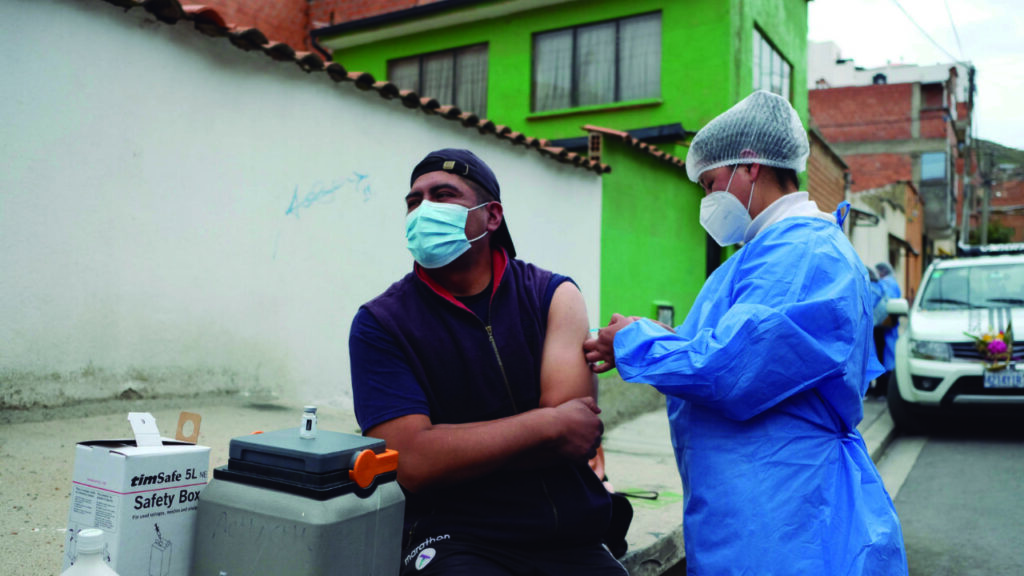 58% of the population has already been vaccinated, Bolivia is already close to immunity