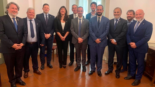 A Parlasur delegation met in Rome with members of the Italian Parliament