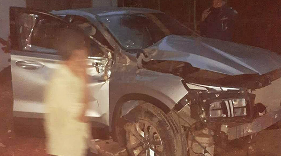 A total of 12 injured in an accident in Mayarí