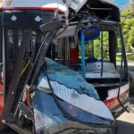 Accident on the 9 de Julio: the collision of two groups left almost 20 people injured