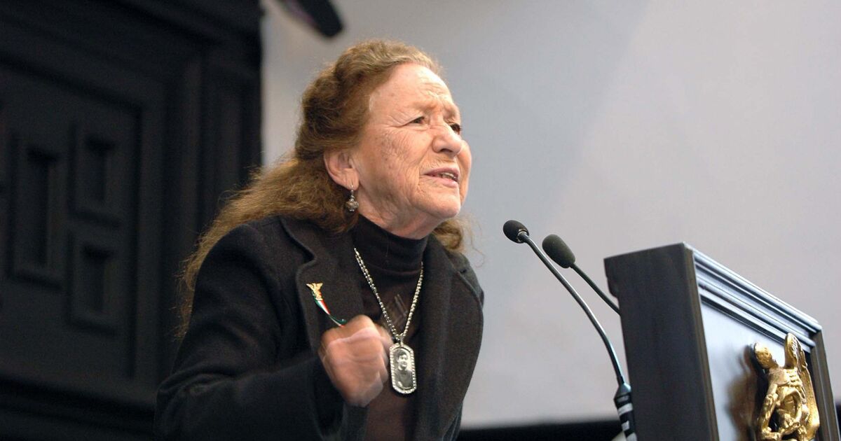 Activist Rosario Ibarra de Piedra dies at 95