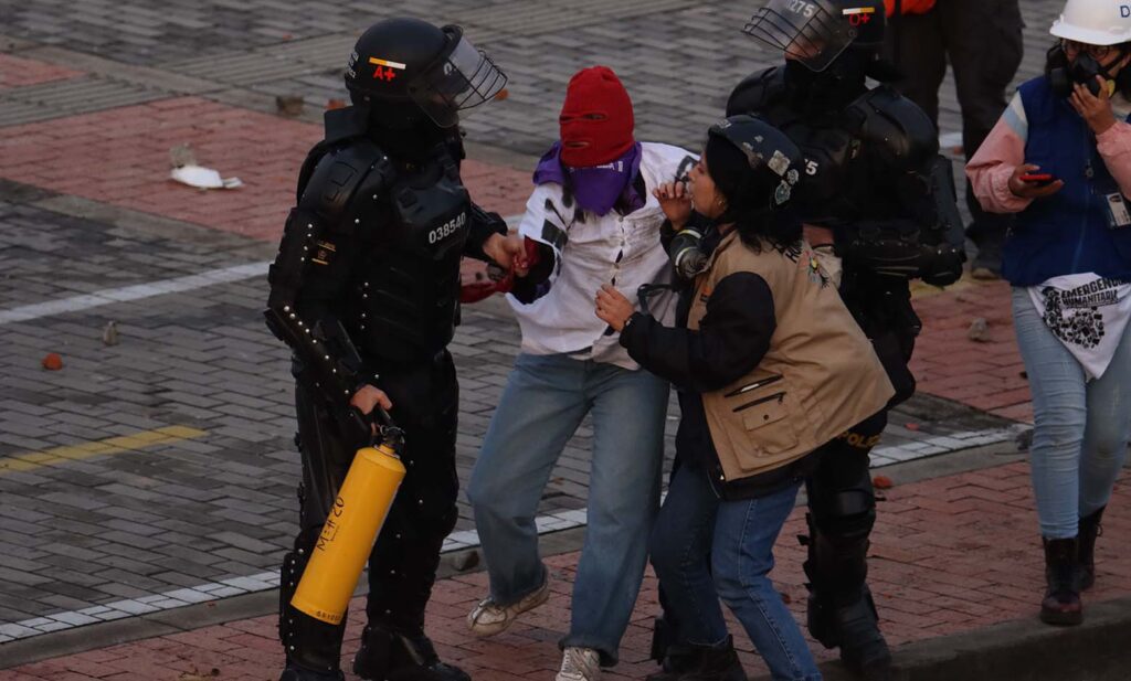 American involved in riots in Bogotá was released