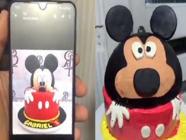 “And this is what happened”: The “complaint” for the “Mickey Mouse” cake from the “Marce” bakery went viral
