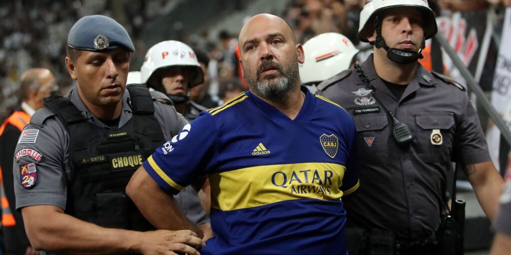 Arrested for racial slur, Boca fan is released after posting bail