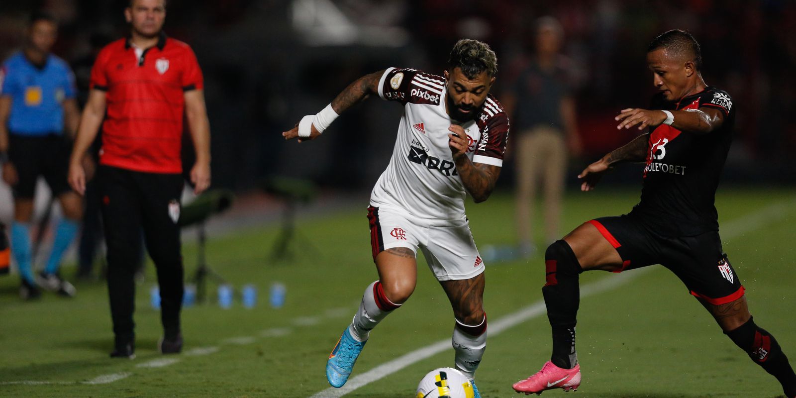 Atlético-GO and Flamengo draw in a game with emotion until the end