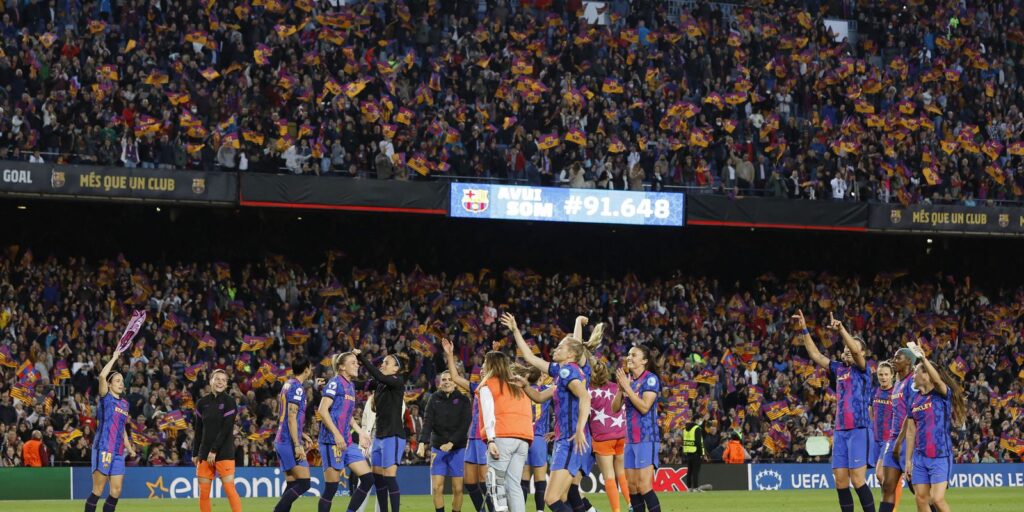 Barcelona welcomes the biggest crowd in the history of women's football