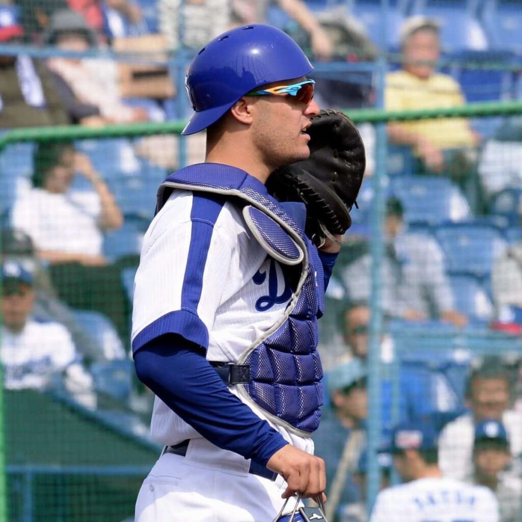 Ariel Martínez en los Dragones de Chunichi. Foto: Tomada de Pelota Cubana