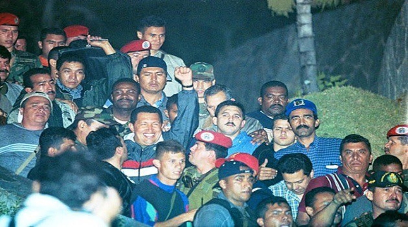 Bolivarian Government praises the courage of the Venezuelan people on April 13, 2002
