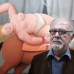 Botero celebrates his 90 years painting watercolors and with family