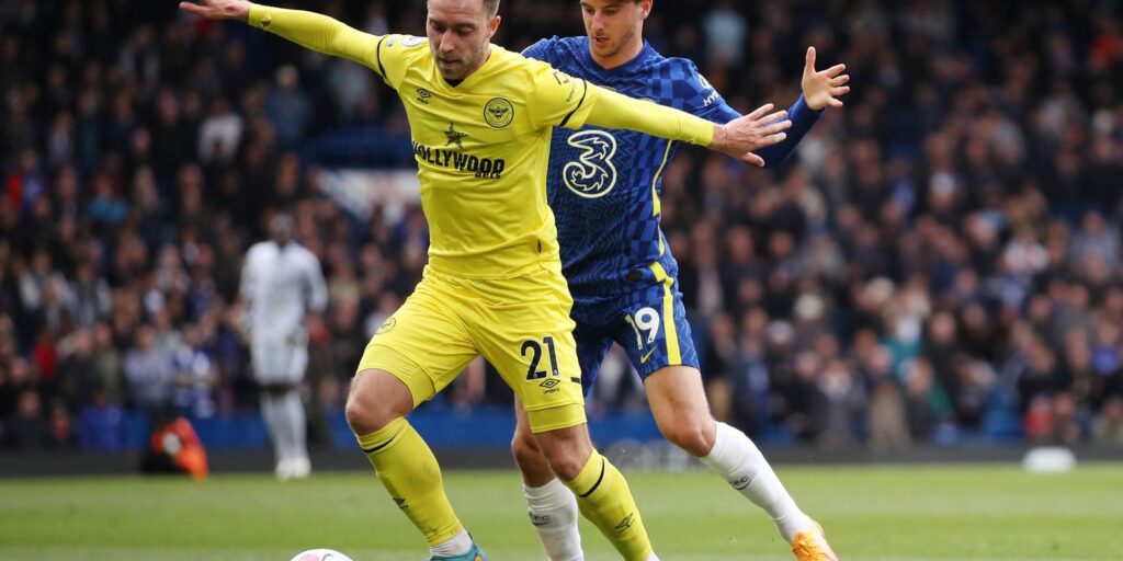 Brentford defeats Chelsea 4-1 with a goal from Dane Eriksen