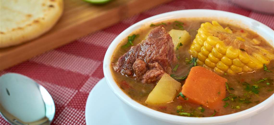 Colombian sancocho, the richest coastal soup