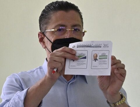 Conservative economist Chaves won the presidential runoff in Costa Rica