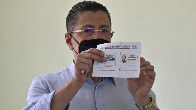 Conservative economist Chaves won the presidential runoff in Costa Rica