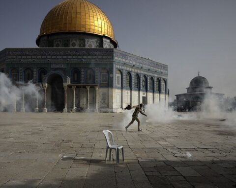 La Mezquita Al Aqsa en la Ciudad Vieja de Jerusalén ha sido atacada varias veces por las fuerzas palestinas. Foto: AP / Mahmoud Illean.