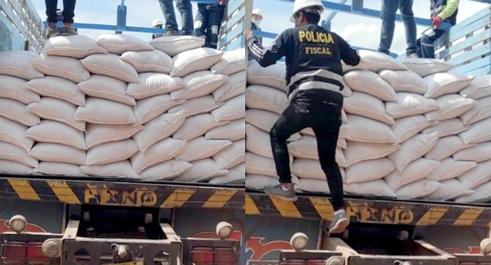 Cusco police seize sacks of sugar, flour and corn valued at 300 thousand soles