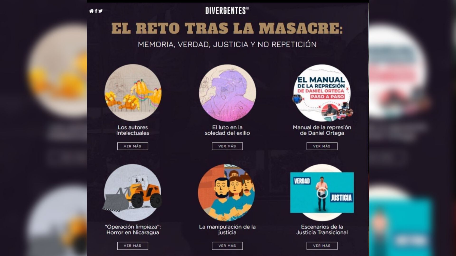 Divergentes wins the Ortega y Gasset award with a report on the “Daniel Ortega massacre”
