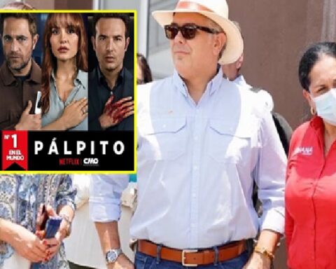 Duque congratulated those who produced 'Palpito' for Netflix and actress Andrea Guzmán recalled that "we have no royalties"