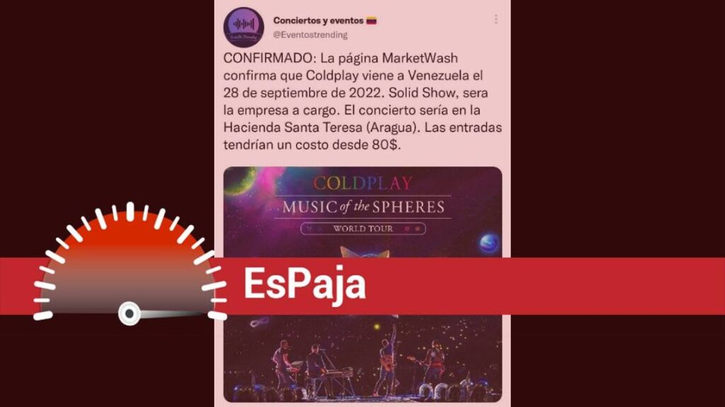 EsPaja |  Will Coldplay give a concert at Hacienda Santa Teresa?