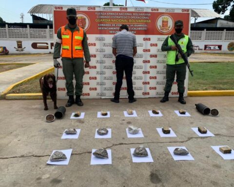 FANB seizes in Apure more than 6 kilos of drugs from Colombia