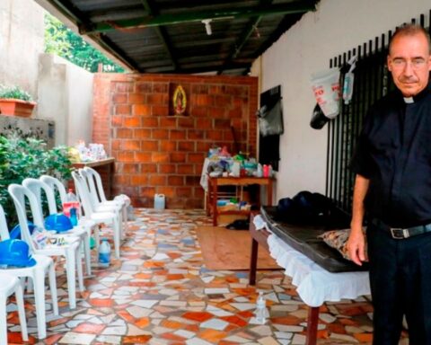 Father Edwing Román recalls the "excessive repression of the dictator Ortega" that filled Masaya with mourning in 2018