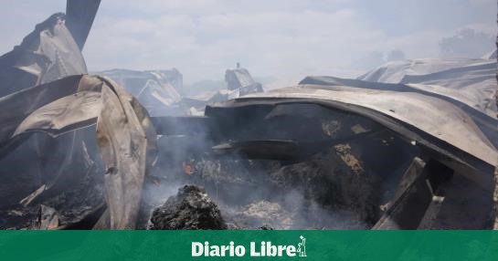 Fire is reactivated in a company in San Pedro de Macorís