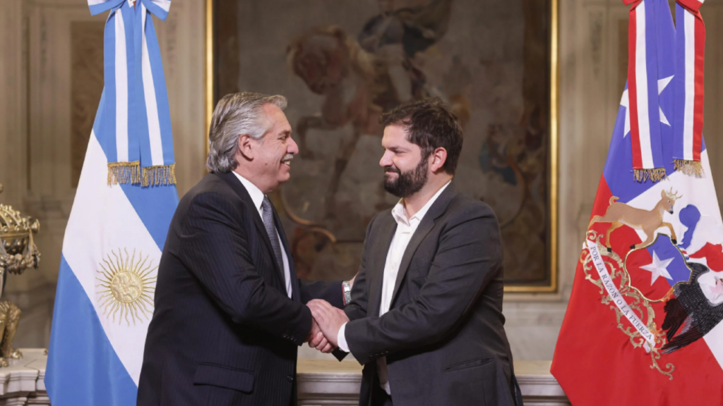 Gabriel Boric and Alberto Fernández met at the Casa Rosada: what they talked about