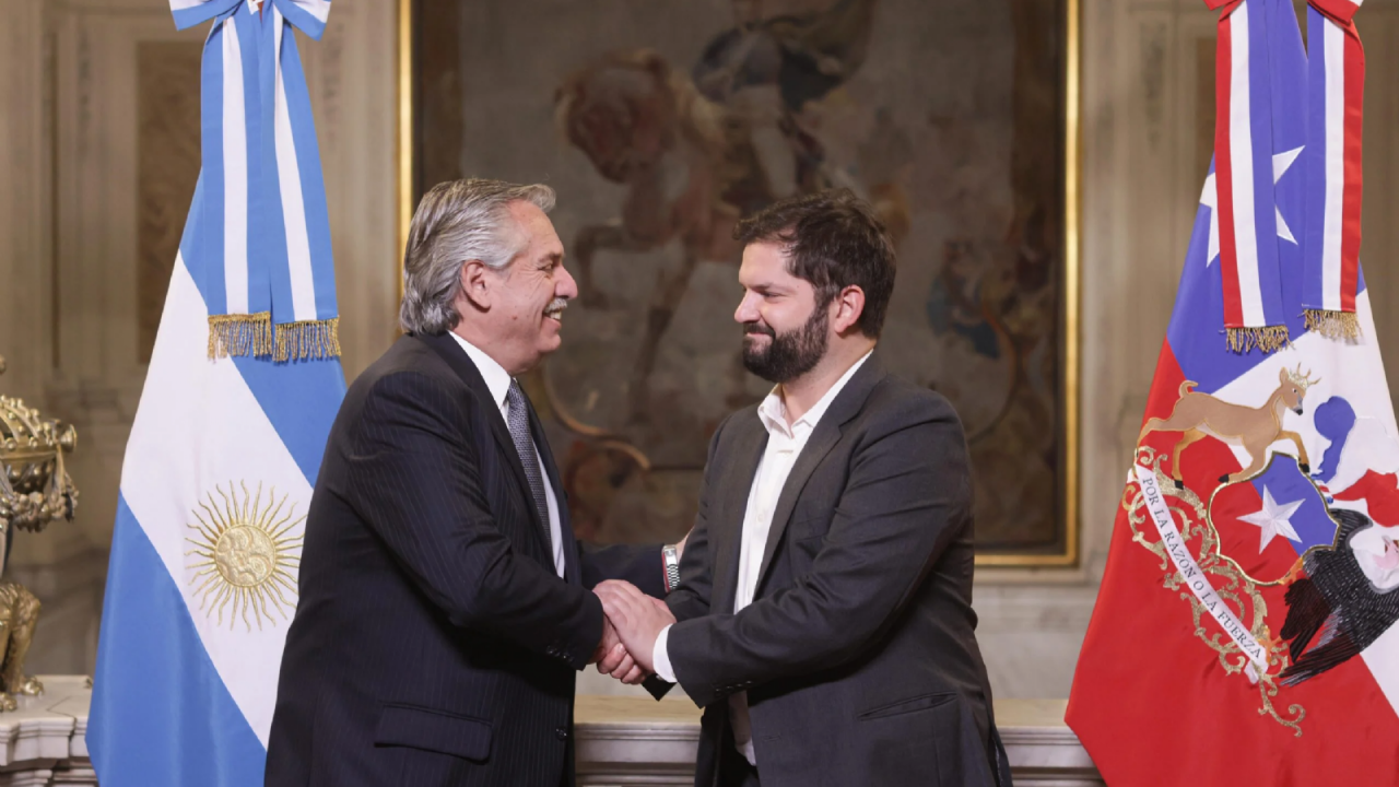 Gabriel Boric and Alberto Fernández met at the Casa Rosada: what they talked about