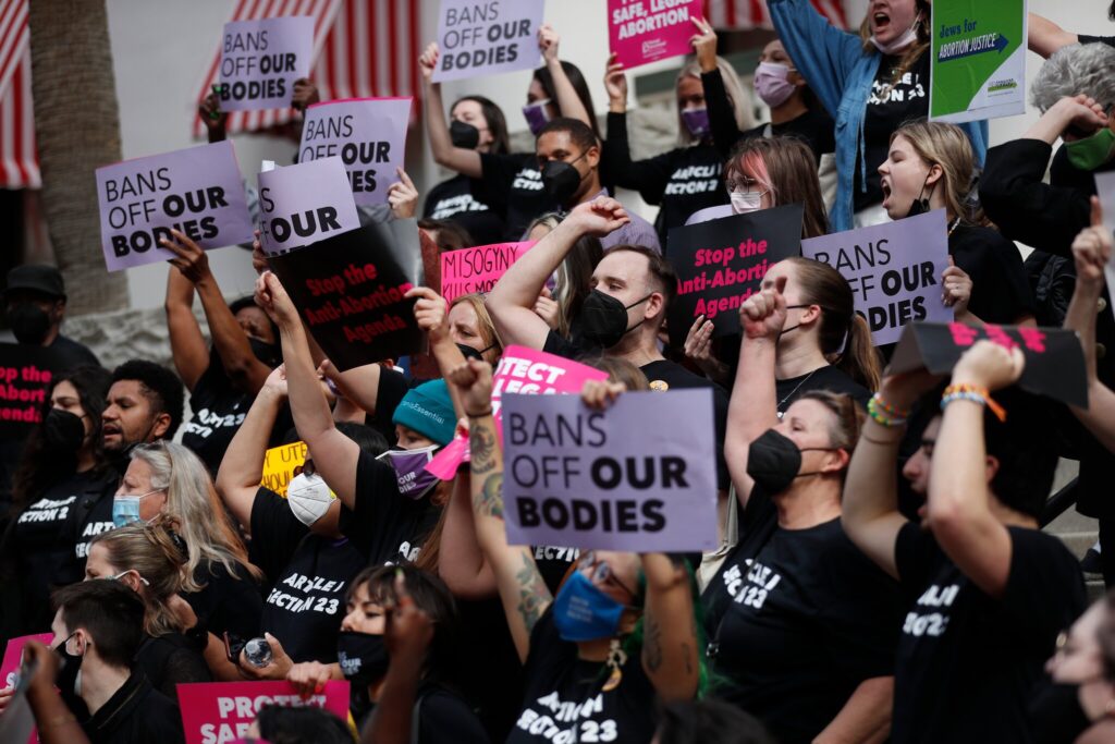 Una manifestación en Tallahassee ante la aprobación de la ley. Foto: NYTimes.