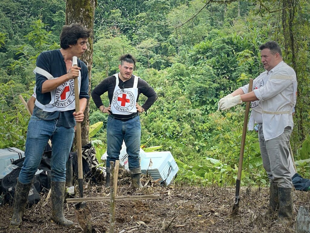 ICRC recovered the bodies of three missing persons in rural Dabeiba